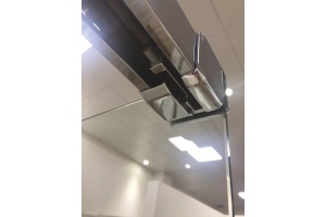 Шторка на ванну Cezares Tandem Soft VF 2 190/145 C Cr IV стекло прозрачное - 3