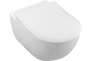 Крышка-сиденье Villeroy & Boch Subway 2.0 9M78S101 с микролифтом, петли хром - 3