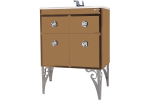 Мебель для ванной Bellezza Луссо 65 золото - 3