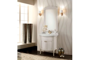 Зеркало Cezares Lorenzo bianco patinato - 2