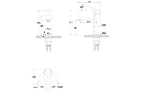 Смеситель для раковины KAISER Sonat (34011) - 2