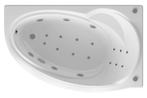 Акриловая ванна Aquatek Бетта 170x95 см (Бетта-170_DX) - 2