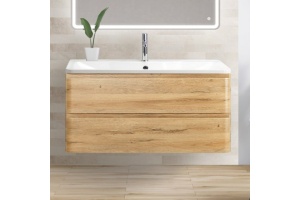 Мебель для ванной BelBagno Albano 80 подвесная, rovere rustico - 2