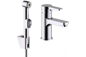 Смеситель для умывальника с гигиеническим душем, Sena, IDDIS, SENSB00i08