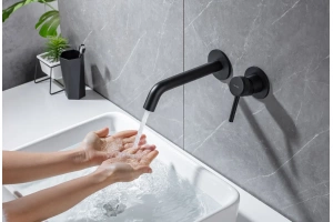 Смеситель для раковины Allen Brau Priority черный матовый - 3