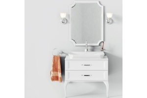 Мебель для ванной Aqwella 5 stars LaDonna белая - 3