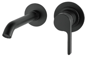 Webert DR830606560 DoReMi встраиваемый смеситель для раковины без донного клапана,черный