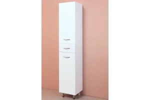 Шкаф-пенал Onika Модерн 40 L с бельевой козиной, белый (404009) - 2