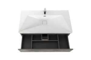 Мебельная раковина Cezares Crystal 100х50 белый (CZR-1188-1000/500) - 3