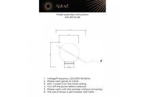 Настольная лампа декоративная Aployt Noel APL.651.04.06 - 2