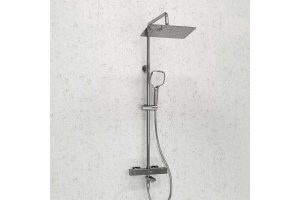 Душевая система WasserKraft 30 с термостатом хром - 2