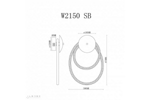 Бра iLedex Cross W2150 SB - 2