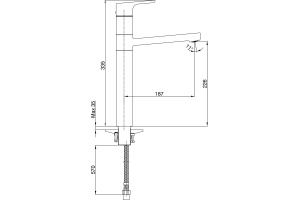 Смеситель E.C.A. Luna для раковины 102108949EX - 2
