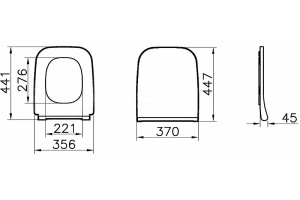 Сиденье для унитаза Vitra Shift белое с микролифтом - 3