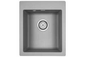 Мойка кухонная Paulmark Leer 41.5 серый матовый