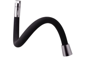 Смеситель для кухни Rav Slezak Amur с гибким изливом хром - черный матовый - 3