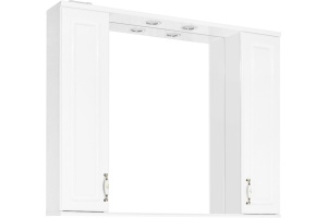 Зеркало-шкаф Style Line Олеандр-2 100/С Люкс, белый