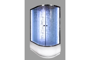 Душевая кабина Deto ЕМ4511L N LED с гм. - 2