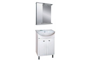 Тумба под раковину Misty Уют 45 белая глянцевая - 3