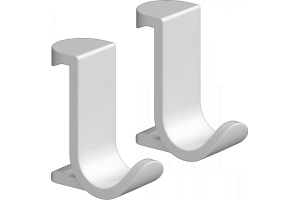 Крючок широкий Hansgrohe WallStoris белый матовый 