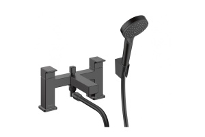 Смеситель на борт ванны Hansgrohe Vernis Shape чёрный матовый 