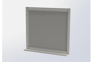 Зеркало Aquanet Бостон 100 ясень - 3