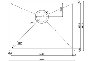 Металлическая мойка Seaman SME-580 (SME-580.A) - 2