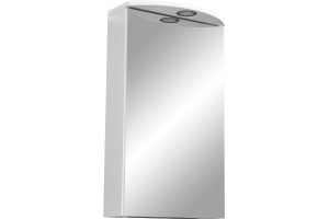 Зеркало-шкаф Stella Polar Концепт Альда 40 R с подсветкой белый