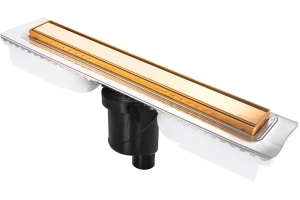 Душевой лоток Berges B1 Keramik 60 золото глянцевое