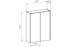 Шкаф Bellezza Бруно 60 табакко - 3