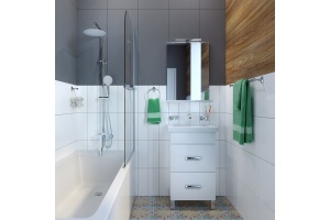 Зеркало IDDIS New Custo 50, белое - 2