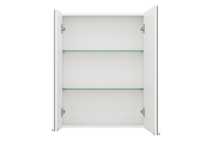 Зеркало-шкаф Misty Аура 60 белый - 2