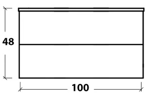 Тумба под раковину Armadi Art NeoArt 100 раковина моноблок темно - коричневый - 3