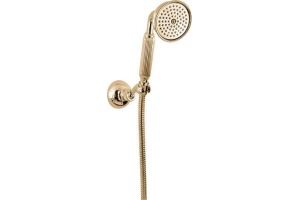 Душевая лейка с шлангом и держателем Cezares Olimp золото