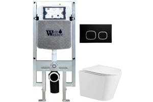 Комплект Weltwasser AMBERG 497 ST + SALZBACH 004 GL-WT + AMBERG RD-BL (10000006751)