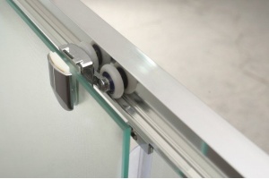 Душевая дверь в нишу BelBagno Unique BF-1-100/115-C-Cr стекло прозрачное - 3