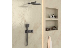 Душевой комплект Vincea с термостатом сталь - 3