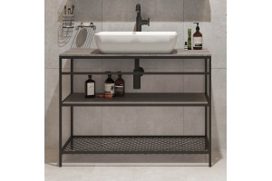 Мебель для ванной STWORKI Нюборг 100, в стиле лофт (комплект, гарнитур) - 2