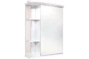 Зеркало-шкаф Onika Карина 60 R с подсветкой, белый (206010)