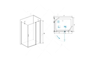 Душевой уголок Rgw Leipzig (06124429-11) - 2