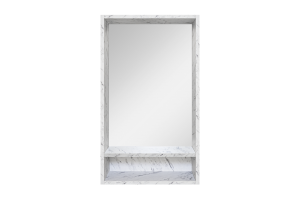 Зеркало Misty Мия 45 серое с полками