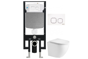 Комплект Weltwasser AMBERG 497 + MERZBACH 004 GL-WT + AMBERG RD-WT (10000006634)