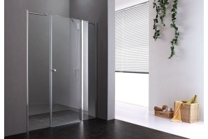 Душевая дверь Cezares Elena 150 хром стекло прозрачное - 2