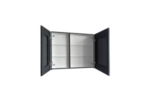 Зеркало-шкаф с подсветкой ART&MAX TECHNO AM-Tec-1000-800-2D-F-Nero - 3