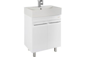 Тумба с раковиной Vod-Ok Мальта 60 белая - 2