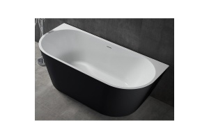 Акриловая ванна ABBER 170х80 матовый черный (AB9216-1.7MB)