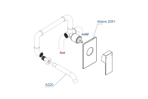 Смеситель для раковины Wasserkraft Abens черный матовый  - 3