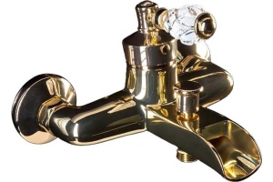 Смеситель Boheme Vogue Crystal 213-CRST для ванны с душем