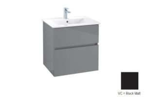 Тумба под раковину Villeroy&Boch Verity Line 60 черная матовая