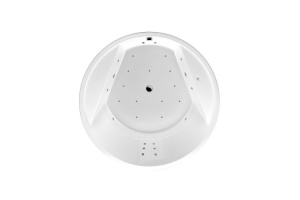 Ванна акриловая Excellent Great Arc Ultra 160 с гидромассажем белый - хром